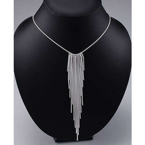 Sterling Silver Dangle Chain Necklace