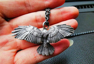 Detailed bird necklace
