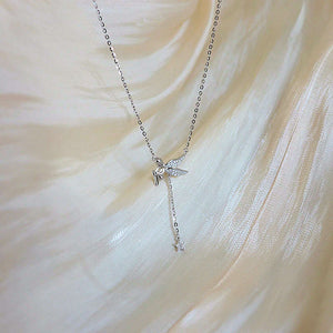 Angel or Fairy Necklace with a Drop Star