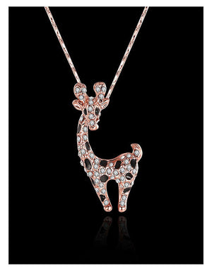Necklace with Giraffe pendant