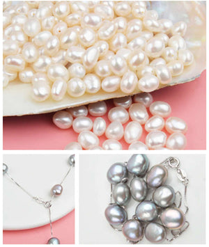 Pearls used in necklace