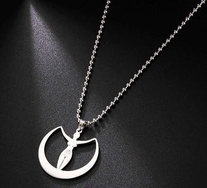 Goddess In Moon Necklace