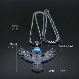 Measurements of Owl Necklace