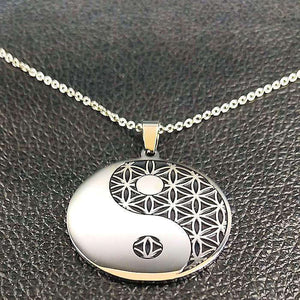 Stainless Steel Yin Yang Necklace