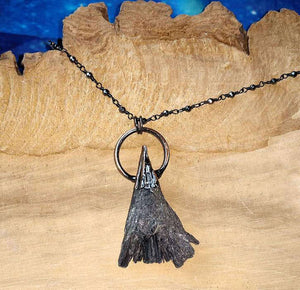 Black Kyanite Necklace