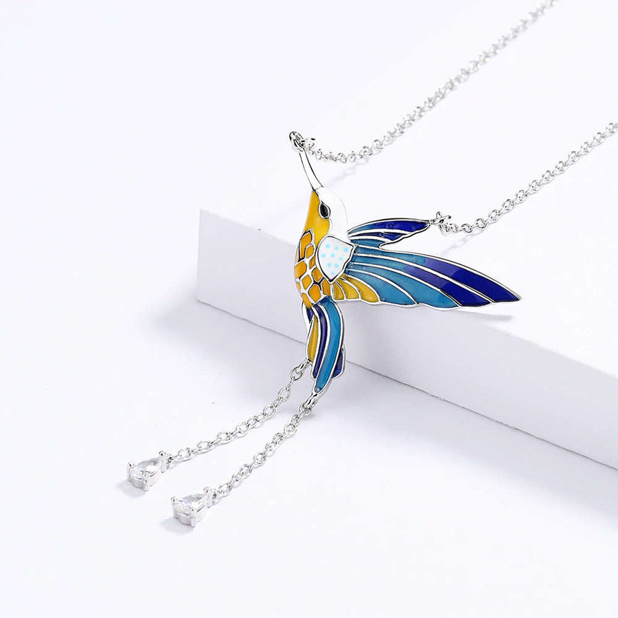 Colorful Bird Necklace