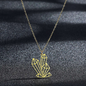 crystal depiction necklace