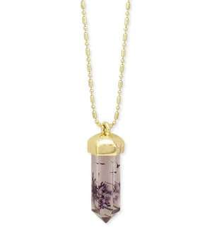 Dried Lavender necklace