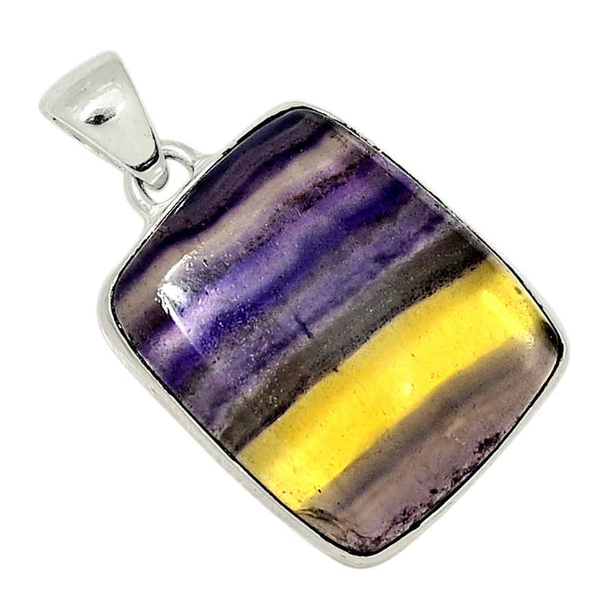 Rainbow Fluorite Pendant
