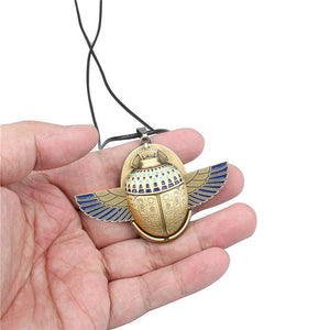 scarab necklace with Moveable wings