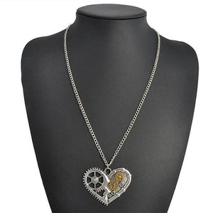 Heart Steampunk Necklace 