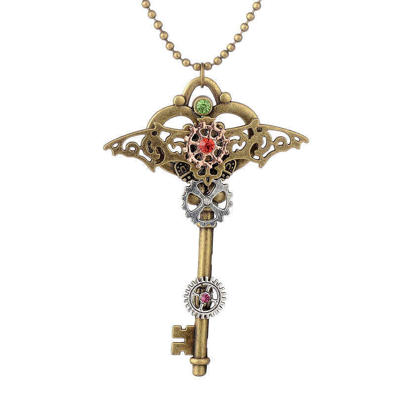 Key Pendant Necklace Steampunk