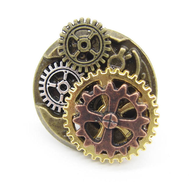 Steampunk Ring Adjustable Size
