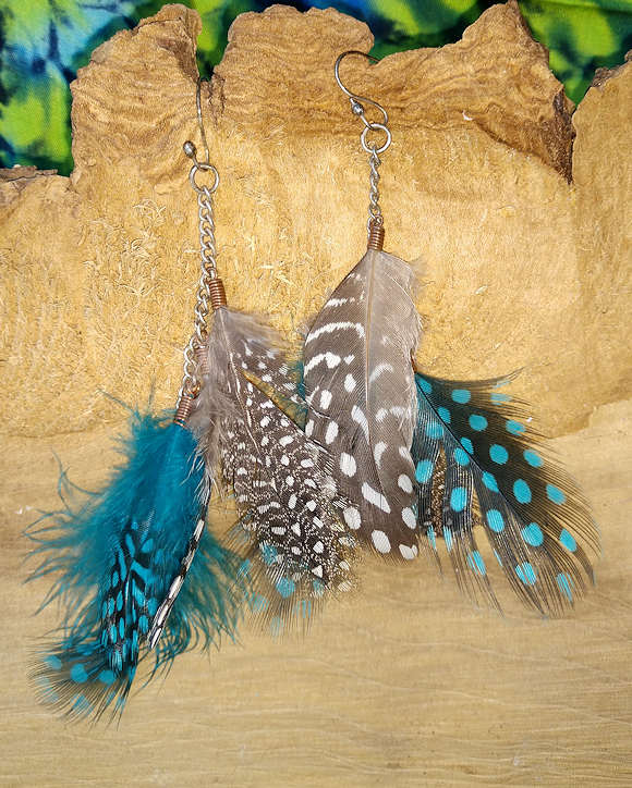 Funky Feather Earrings